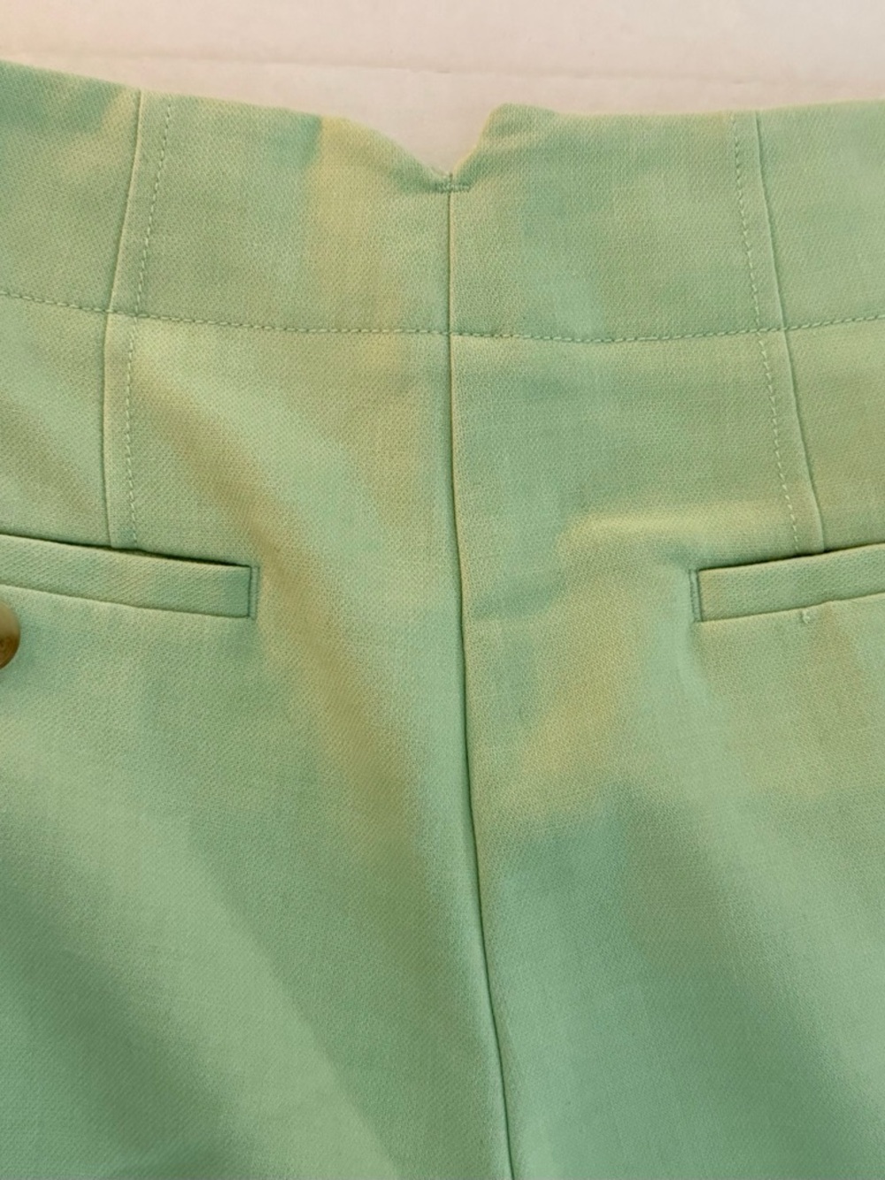 Maeve Classic High-Waist Wide-Leg Pants in Bright Pistachio Size 8 - Picture 7 of 11